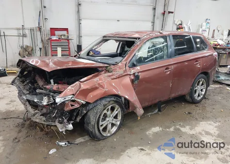 2014 Mitsubishi Outlander Se z USA, uszkodzony, nr VIN JA4AZ3A37EZ009389